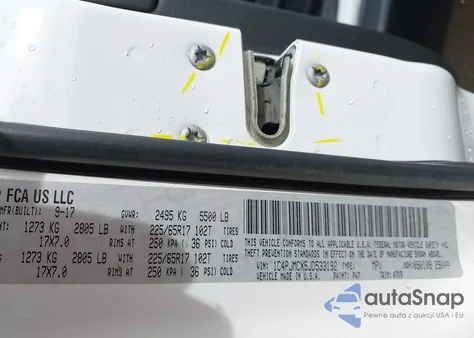 2018 Jeep Cherokee Latitude 4X4 z USA, uszkodzony, nr VIN 1C4PJMCX5JD533192